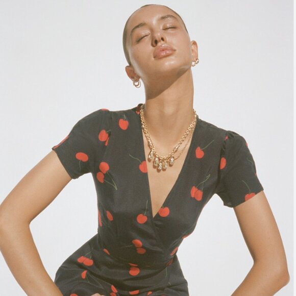 Realisation Par Teale dress in Wild Cherry - Picture 2 of 5